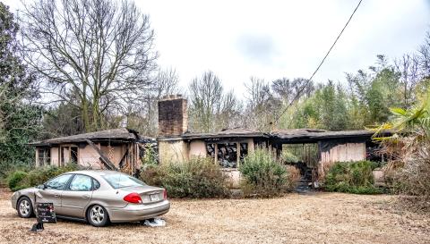 A fire at this home on Bowersville Highway left one dead Jan. 27. The investigation as to the cause of the fire is still ongoing. 