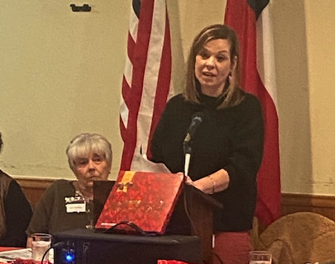 Dr. Jacqueline Brock, Principal of Hart County Middle School was one of the speakers at the HCREA Meeting in February.