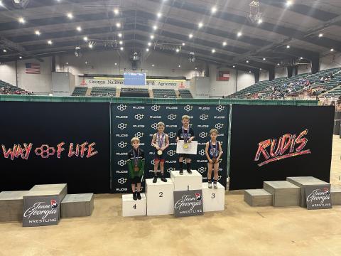 Taking the 8U Georgia State Wrestling Championship is Knox Payne.