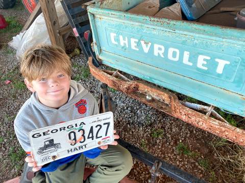 Bayard, son of Eric and Connell NeSmith, will be 11 on May 17. But the birthday that excites him the most is his 16th, when he will get the keys to Sweet Pea, a 1969 Chevy pickup.