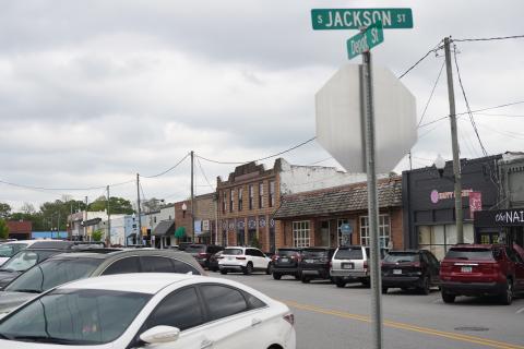 Buildings on Depot Street are set to receive new lights, set across the top of the buildings, to replace older lights that have been obsolete for the last couple of years. The city council approved $55,000 to be spent on the lights and installation during Monday’s meeting.