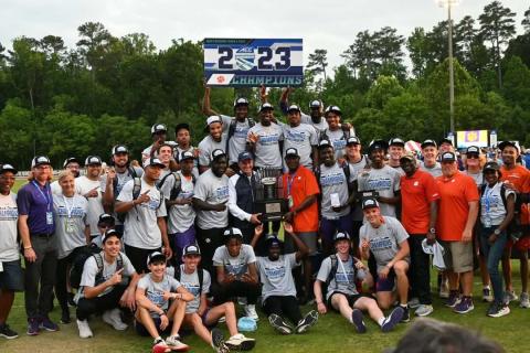 The Clemson mens outdoor track and field team captured the 2023 ACC Championship for the first time since 2004 on May 13 in Raleigh, N.C.