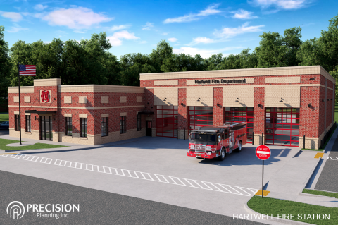 The Hartwell City Council appoved a $5.6 million new firehouse for the city fire department during Monday night’s meeting. The proposed rendering shows what the new firehouse could look like. 