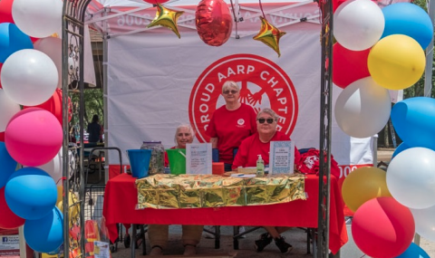 Pictured from L-R: DJ Dougherty, secretary; Sandra Mariacher, president/vice president; and Deb Caudle, treasurer. 