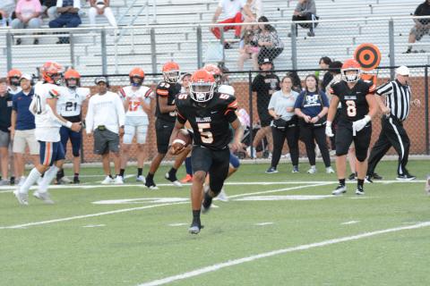 Senior quarterbacks Jashon Gaines (pictured) and Kip Phillips will continue to battle it out at the quarterback position as the Dogs are counting down the days until kickoff on Aug. 18 as they host their rival Elbert County, with kickoff at 7:30 p.m.