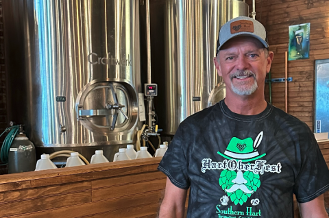Southern Hart Brewing Company Owner Scott Barfield