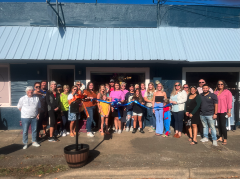 Hartwell Main Street celebrates the grand opening of the Sunrise Gypsy  Beauty Bar with a ribbon cutting ceremony Oct. 3