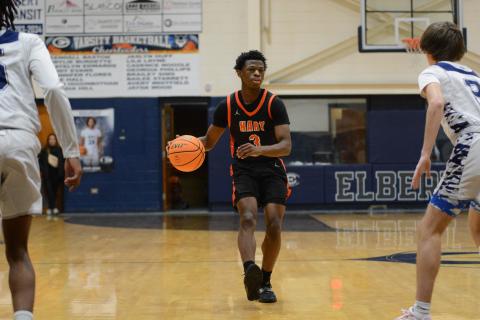 Junior guard Andrew Maxwell had a season high 11 points against the Blue Devils in the 65-61 loss to Elbert County on Dec. 15.