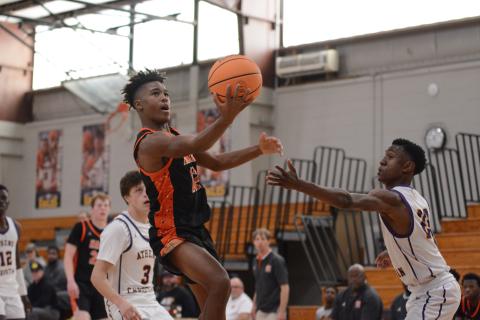 Freshman guard Kurston Curry drops a career high 35 points in the 78-63 road win against Athens Christian on Dec. 21.