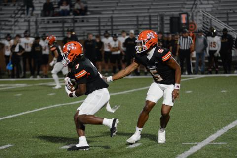 Seniors Nori Moore (left) and Jashon Gaines (right) make first team All-Region for Region 8-AAA.