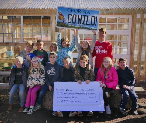 Third grade teacher Jina Harris from Toccoa wins the 2023 Conservation Teacher of the Year grant from Georgia DNR 