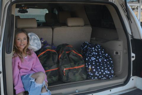 Eight-year-old Aaliyah Martin said she wanted to use her Christmas to help those in need in our local community. Martin’s goal is to make 20 backpacks filled with blankets and toiletry items to help the homeless