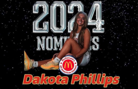 Senior guard Dakota Phillips was nominated to compete in the 2024 McDonald’s All American game in Houston, Tx.