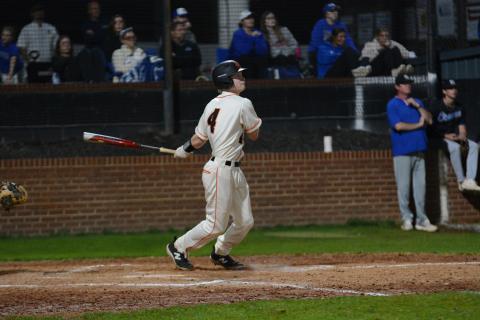 Senior outfielder Corbin Robertson walked it off in game one of the double header to help keep the Diamond Dogs playoff hopes alive in the 6-5 win over Monroe Area on April 13.