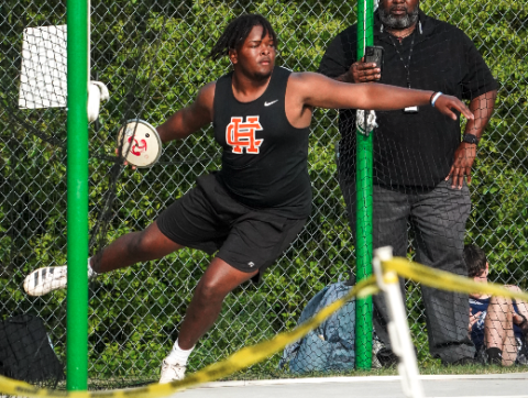 Senior Trez Fouch placed second in the discus throw and sixth in shot put at White County and then placed first in the discus throw and fifth in shot put at Franklin County. 