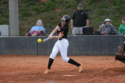 Junior outfielder Skylar Dutton (pictured) went 7-10 at the plate and tallied five runs and six runs batted in while her sister freshman second baseman Carly Dutton went 4-8 with six runs, six runs batted in, and three walks in the four games they played at Sectionals in Dublin on April 10.