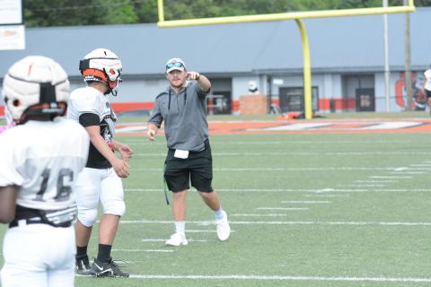 The new faces to join the Hart County High School football staff is Conner Williams (pictured) as he will coach tight ends and Sam Ellis as he will be the strength and conditioning coach as well as coach outside linebackers for the Bulldogs this fall.