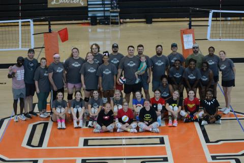 Pictured is all of the teams, athletes, and coaches who competed in the inaugural Lauren Stewart Wilson Memorial Volleyball Tournament on June 8 at Hart County High School.