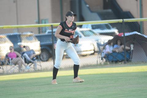 Senior outfielder Emma Faust is expected to have a breakout year for the Lady Dogs softball team in 2024. 