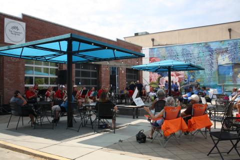 Hartwell First Methodist Church organized the first Jammin for Jesus event in the Common Ground courtyard June 30. 