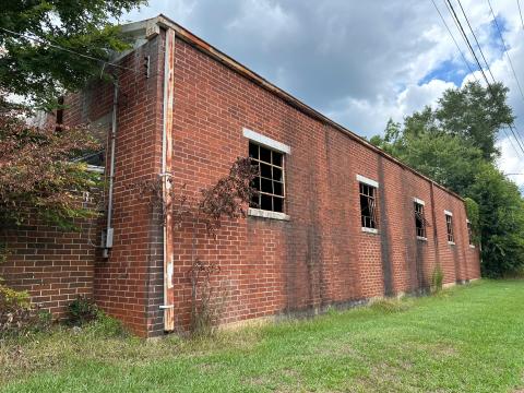 The gymnasium in the Rome area, which the revitalization executive committee hopes to restore. The future role of the building will be decided after more progress is made on housing renovations.