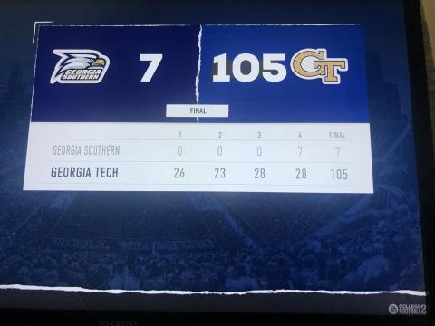 Pictured is me getting revenge against Fargason’s Eagles in my first game. 
