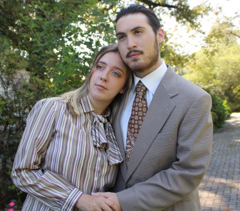 Laurana Layton (left) and Clayton Maddox will play Matthew Shepard’s parents, Judy and Dennis Shepard in Piedmont University’s production of The Laramie Project Oct. 3-5.