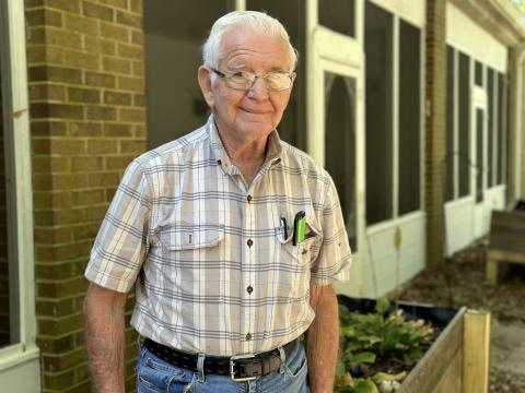 Ralph Kotal outside the Hart County Senior Center.