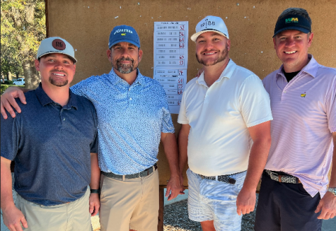 The Anderson Pumping team was victorious at the third annual Kiwanis golf tournament. Pictured above (from left to right): Brady Graham, Russell Davis, Sidney Skelton, Bobby Anderson.