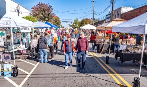  The scene on Carolina St. during the 2022 Depot Days. 