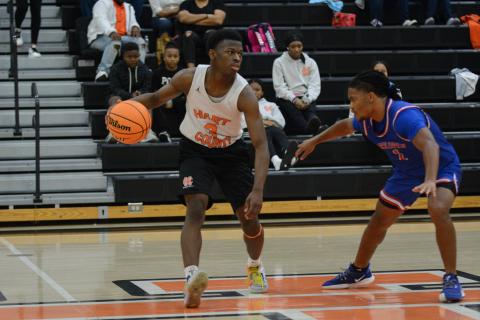 Senior guard Andrew Maxwell drops 20 points in 60-49 win over Oglethorpe County in a scrimmage game. 