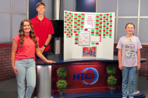Pictured above (from left to right): The youth leaders for the angel tree including Claire Hoy, Tyler Bowers, and Nakalegh Cromer.
