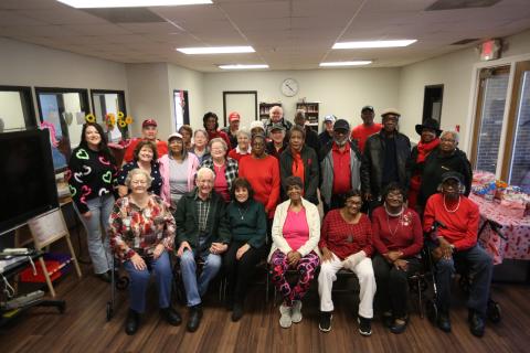 A large crowd was in attendance for a special Valentine’s Day celebration at the Hart County Senior Center Feb. 14.