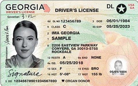 Photos submitted by Georgia DDS The Georgia Department of Driver Services (DDS) is reminding customers that if they have a gold star (below) or a black star (above) in the upper right corner of their Georgia driver’s license or ID card, they have a REAL ID. 