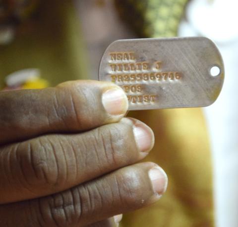 Neal's Dog Tag (Photo/Shane Scoggins)