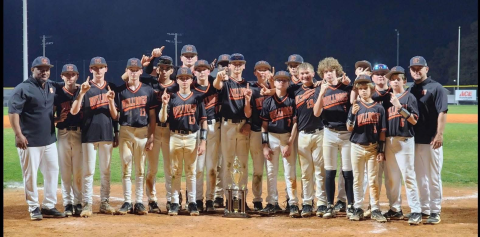 Pictured is the Hart County Middle School baseball team after capturing the region title with back-to-back wins over the Cubs of Franklin County on March 28. (Submitted Photo)