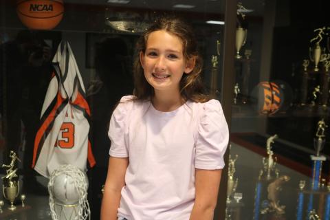 Hart County Middle School sixth grader Marisa Berelc’s submission “Sister Swap” will compete on the state level for the Young Georgia Author competition. (Photo submitted by Grayson Williams)