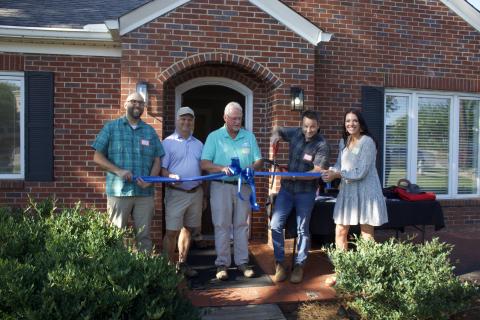 The Hart County Chamber of Commerce held a ribbon cutting ceremony for Co-work on the Square May 6. (Photo submitted by Hart County Chamber of Commerce)