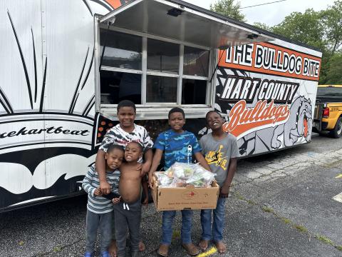 The Hart County Charter System’s Summer Meal Program will run today, June 12 and again on Mondays, Tuesdays and Thursdays from July 7-16. On-site service is available June 16-27. (Photo submitted by Grayson Williams)