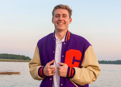 Former Hart County and Clemson alumni Samuel Garringer has been named the FCA area representative for Anderson University. (Photo submitted by Garringer)