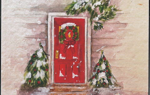 Retired Hartwell Service League member Kay Cleveland has created the artwork for the Tour of Homes tickets every year, including this year's artwork. 