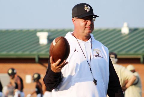 Franklin County High School graduate and Rockmart head football coach Biff Parson has been named the new head football coach at Hart County High School. Parson was previously a quarterback coach for the Dogs in 2002. Photo courtesy of The Rome News-Tribune.