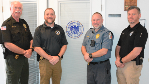 Members of the Northern Judicial Support Task Force Board of Directors are (L-R) Doug Forrester, Ike Boyette, Kevin Thompson and Kyle Dodson. Photo by Charlie Eavenson.