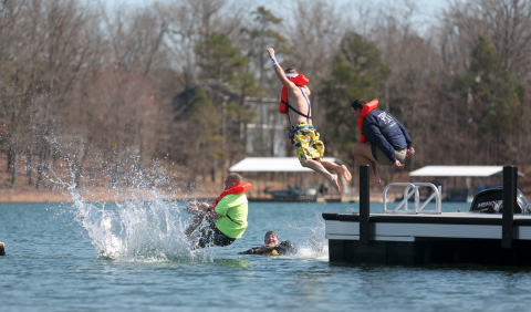 The Northeast Georgia Council on Domestic Violence's 30th annual Polar Bear Plunge and Winter Festival will take place Saturday, March 7 from 10 a.m. to 4 p.m. at the Gum Branch Mega Ramp. File photo by Rose Scoggins.