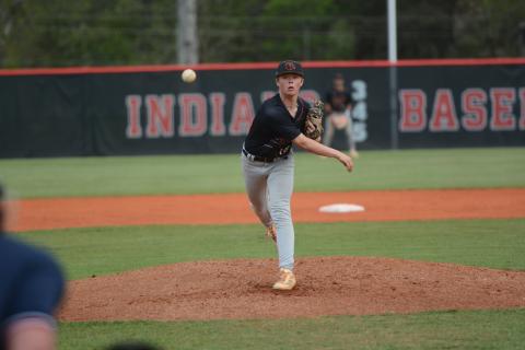 Diamond Dogs’ sophomore third baseman and pitcher Knox Poole earns Athlete of the Week. Photo by Benjamin London. 