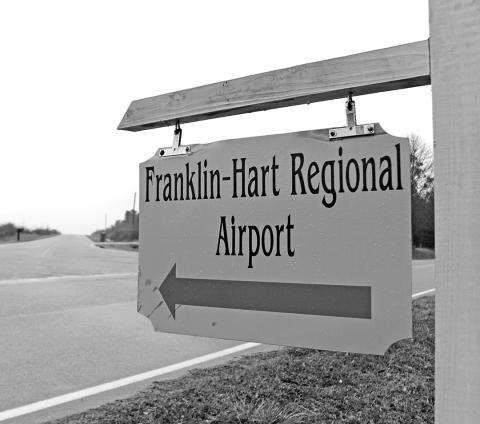 The Franklin-Hart Regional Airport Authority announced last week that the airport has secured more than $4.9 million in state and federal funding for increase its size, rehabilitate runways and build new hangars. Photo courtesy of the Franklin County Citizen Leader.