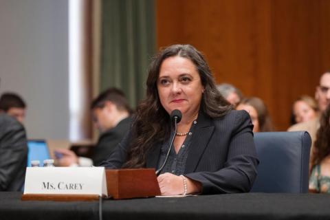 Franklin County native Crystal Carey testifies before the U.S. Senate’s Committee on Health, Education, Labor and Pensions as part of the process to become the General Counsel of the National Labor Relations Board. Photo courtesy of the U.S. Senate Committee on Health, Education, Labor and Pensions.