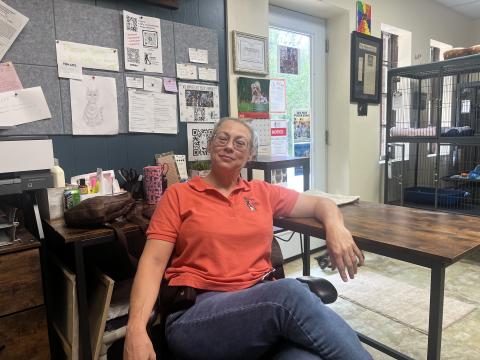 Jennifer Wagner is the new director of the Hart County Humane Society. She says spays, neuters and prevention are her passions, and encourages anyone to make the small investment to make sure a pet is spayed or neutered before bringing them to the humane society. Photo by Madison Linton.