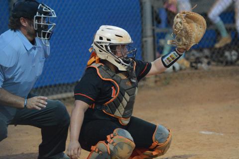 Sophomore infielder Marlee Bowers earns Athlete of the Week. Photo by Benjamin London.