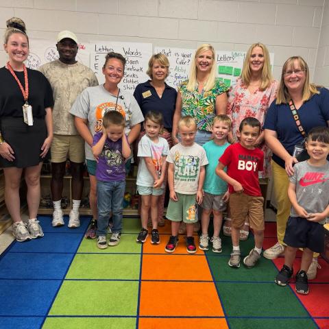 Georgia Department of Early Care and Learning (DECAL) Commissioner Amy M. Jacobs visited Hartwell Elementary School June 24 to see DECAL’s Rising Kindergarten Summer Transition Program in action. Photos submitted by the Georgia Department of Early Care and Learning.